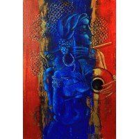 Shaista Momin, Untitled, 24 x 36 Inch, Acrylic on Canvas, Figurative Painting, AC-SHM-002